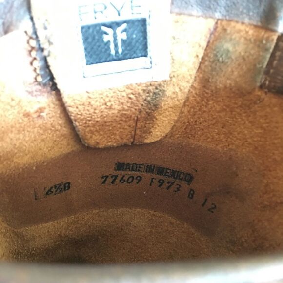 FRYE Veronica Tall Brown Leather Slouch Boots | Size 6.5 - Picture 11 of 15